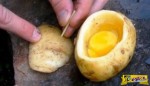 Πήρε μια πατάτα και έβαλε μέσα σε αυτήν ένα αυγό – Ο λόγος;