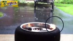 Απίστευτος τρόπος για φούσκωμα λάστιχου με φωτιά!