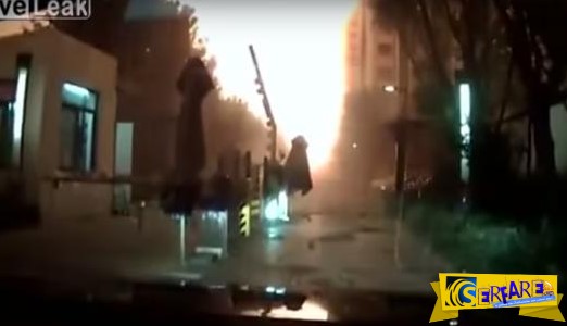 Νέο βίντεο της τρομακτικής έκρηξης στο Tianjin απο κάμερα αυτοκινήτου!
