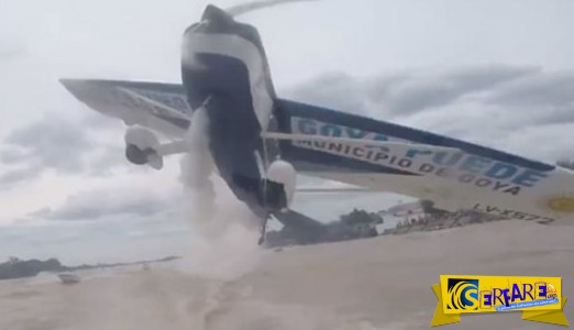 Απίστευτο βίντεο που κόβει την ανάσα! – Αεροπλάνο περνάει ξυστά από βάρκα ψαράδων