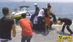 Δείτε τι έκαναν για να μην πέσει το αυτοκίνητο τουρίστα στη θάλασσα!