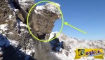 Αποκολλάται τεράστιος βράχος στις Άλπεις και δημιουργεί χιονοστιβάδα