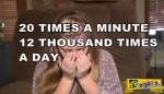 Ιατρικό μυστήριο: Δείτε το Koρiτσι που φτερνίζεται 12.000 φορές τη μέρα