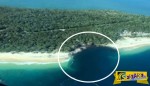 Απίστευτο! Καταβόθρα στην Αυστραλία εξαφάνισε ένα τεράστιο μέρος της παραλίας ...