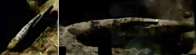 Εικόνες του εξωγήινου διαστημοπλοίου που υποτίθεται ότι βρίσκεται στη Σελήνη.