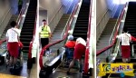 Κυλιόμενη σκάλα με ειδική λειτουργία για άτομα σε αναπηρικό αμαξίδιο!