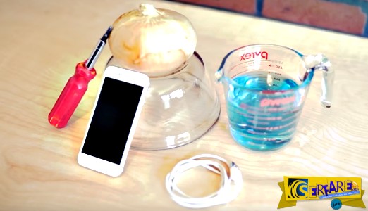 Πως να φορτίσετε το κινητό σας με ηλεκτρολύτες και ένα κρεμμύδι!