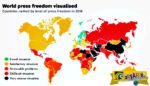 Ο χάρτης της ελευθερίας του Τύπου ανά τον κόσμο - Δείτε πού βρίσκεται η Ελλάδα ...