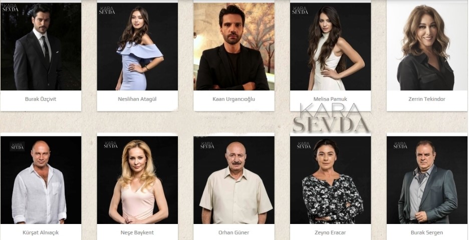 Kara Sevda - Ατελείωτη Αγάπη: Ηθοποιοί, γυρίσματα, cast