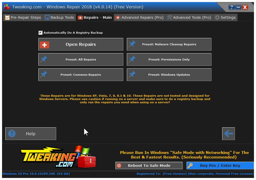 Επιδιόρθωση windows 10
