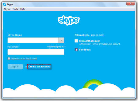 Πως κάνω λογαριασμό Skype