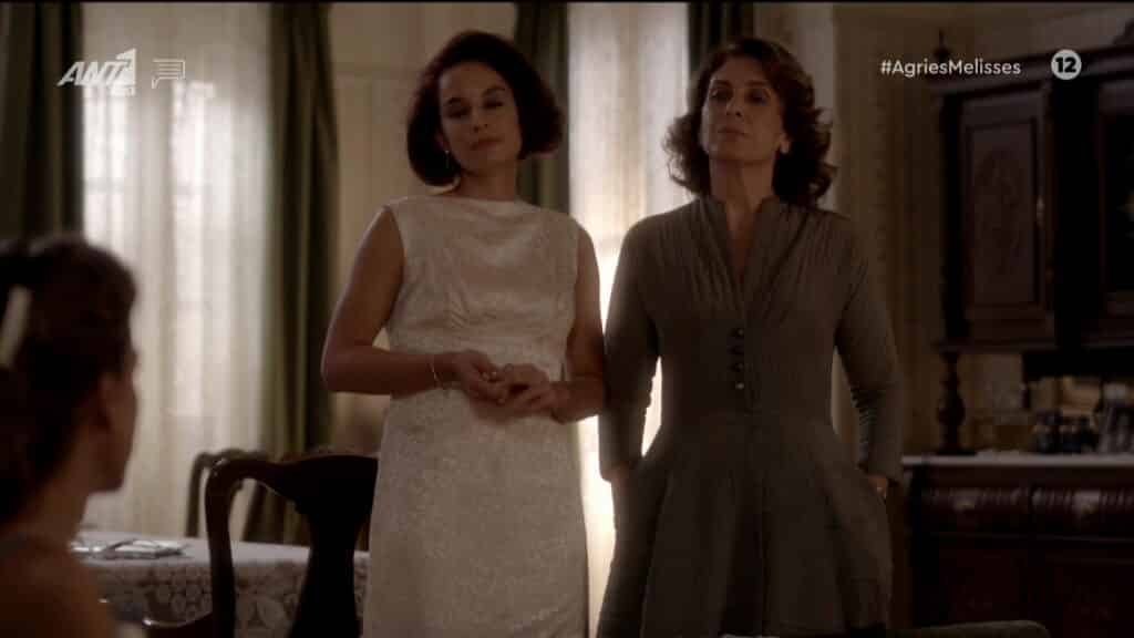 Άγριες Μέλισσες Επεισόδια: Η Δόμνα κόντρα στην Δρόσω για τον Κωνσταντή