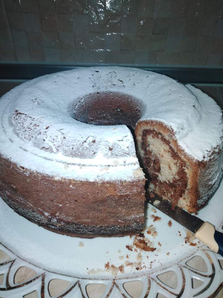 Κέικ σοκολάτα - Βανίλια χωρίς γλουτένη