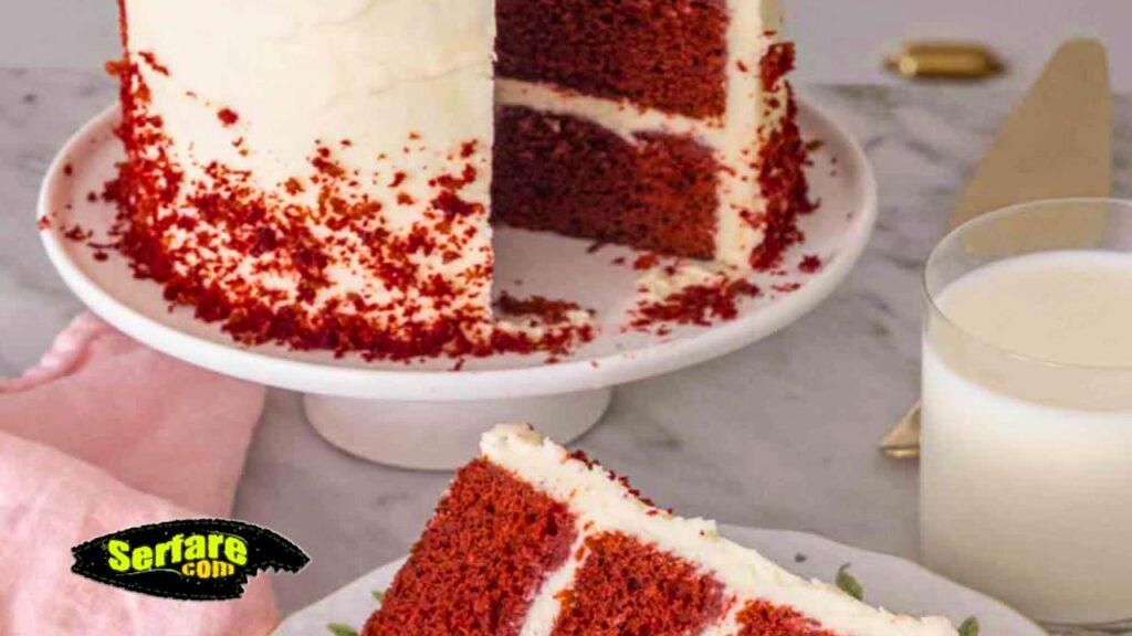 Κορμός Red velvet - Ένα λαχταριστό γλυκό που λιώνει στο στόμα