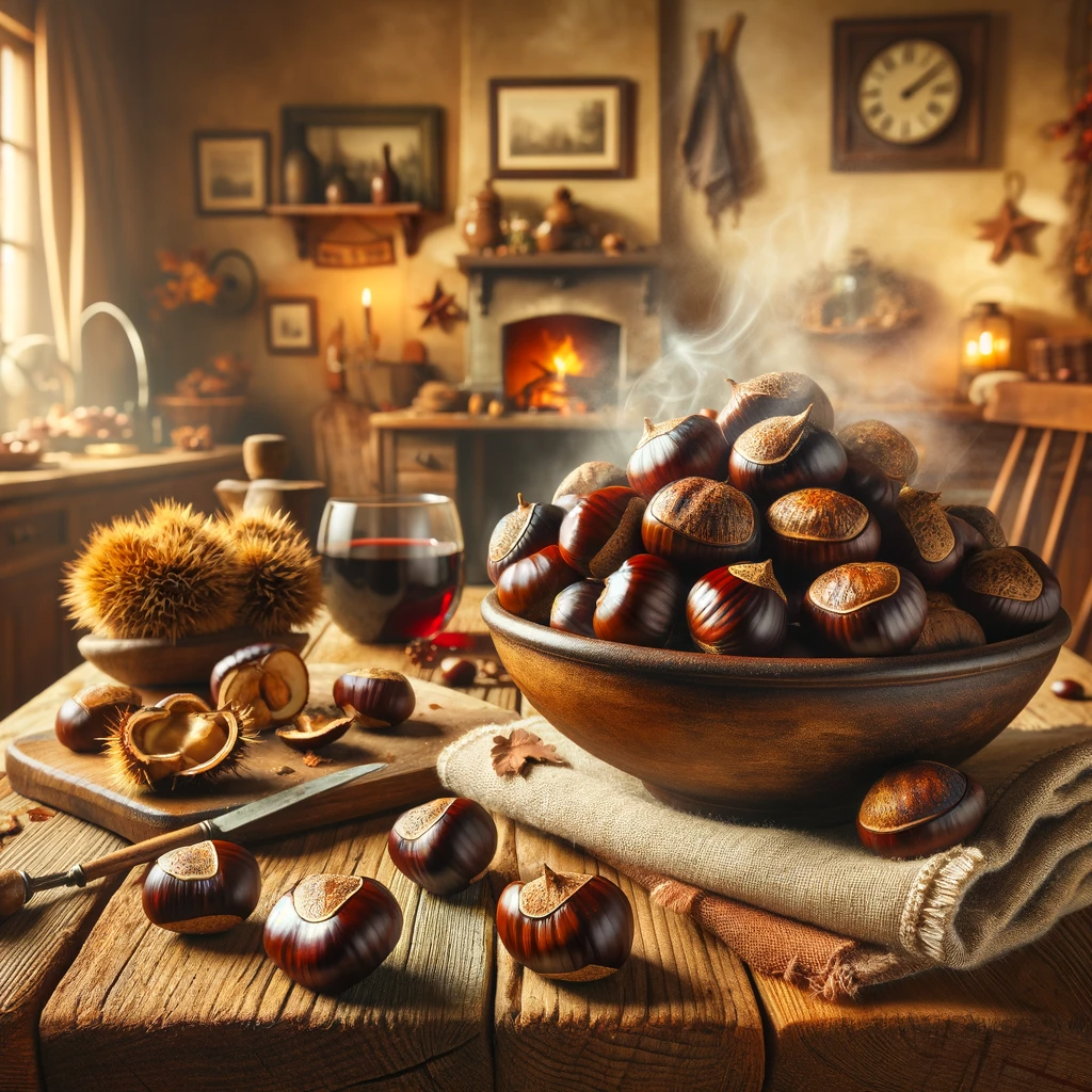 Κάστανα στο Φούρνο